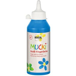 Kreul Kinder MUCKI Stoff-Fingerfarbe, 250 ml - Blau Kreul Kinder MUCKI Stoff-Fingerfarbe, 250 ml - Blau