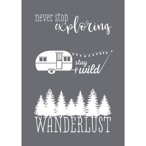 Rayher Schablone "Wanderlust" mit Rakel Rayher Schablone "Wanderlust" mit Rakel