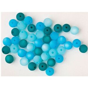 PRACHT Polaris-Perlen-Mix, 8mm, 45 Stück - Blau PRACHT Polaris-Perlen-Mix, 8mm, 45 Stück - Blau