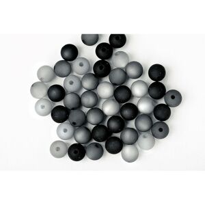 PRACHT Polaris-Perlen-Mix, 8mm, 45 Stück - Schwarz PRACHT Polaris-Perlen-Mix, 8mm, 45 Stück - Schwarz