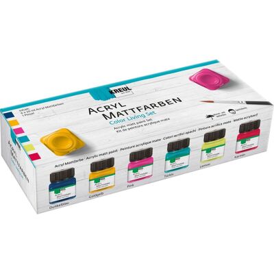 Kreul Kreative KREUL Acryl Mattfarben-Set "Color Living" Kreul Kreative KREUL Acryl Mattfarben-Set "Color Living"