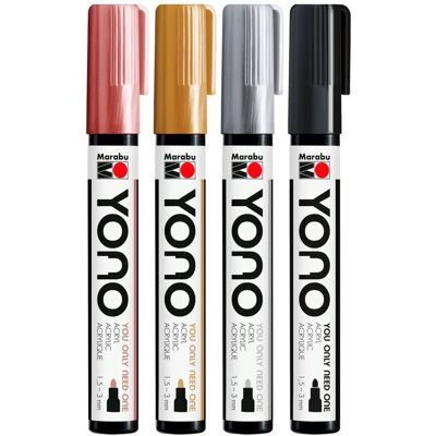 Marabu YONO Marker-Set "METALLIC" Marabu YONO Marker-Set "METALLIC"