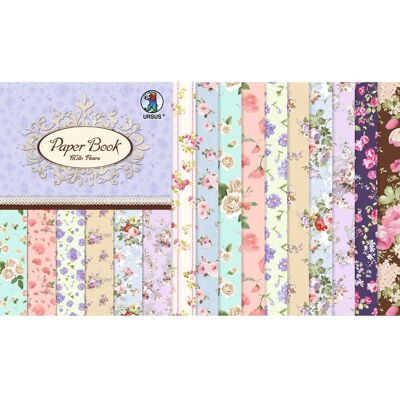 URSUS Designpapier-Set "Blumenpracht" URSUS Designpapier-Set "Blumenpracht"