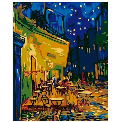 Figured'Art Malen nach Zahlen "Van Gogh - Cafe" Figured'Art Malen nach Zahlen "Van Gogh - Cafe"