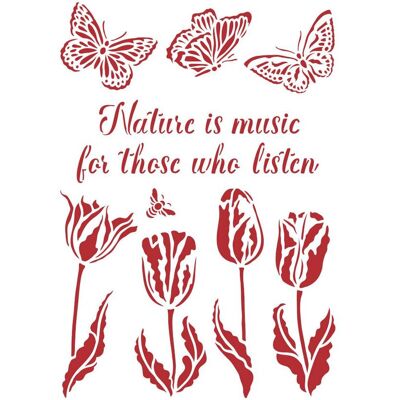 Stamperia Schablone "Nature is Music..." Stamperia Schablone "Nature is Music..."