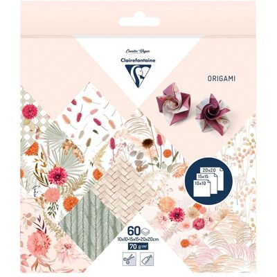 Clairefontaine Faltpapier-Sortiment "Trockenblumen" Clairefontaine Faltpapier-Sortiment "Trockenblumen"