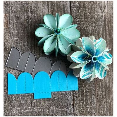 FarbTon Papier Stanzschablone-Faltblumen "S" FarbTon Papier Stanzschablone-Faltblumen "S"