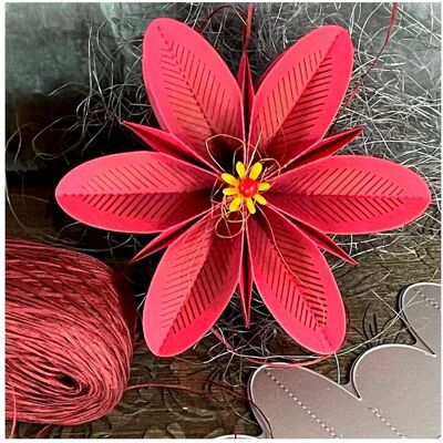 FarbTon Papier Stanzschablone-Faltblumen "L" FarbTon Papier Stanzschablone-Faltblumen "L"