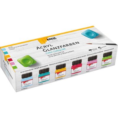 Kreul Kreative KREUL Acryl Glanzfarben-Set "Color Living" Kreul Kreative KREUL Acryl Glanzfarben-Set "Color Living"