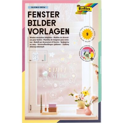 BLOOM & GROW Klassik Fenster-Schablonenset - Fenster Schablonen Set BLOOM & GROW Klassik Fenster-Schablonenset - Fenster Schablonen Set