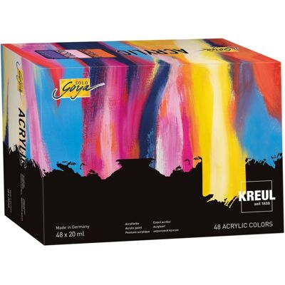 Kreul Künstler SOLO GOYA Acrylic, 48 x 20 ml Tuben Kreul Künstler SOLO GOYA Acrylic, 48 x 20 ml Tuben