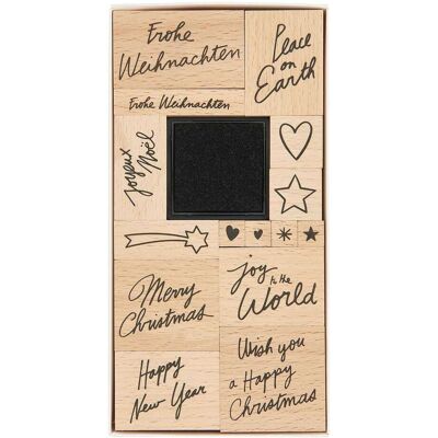 Rico Design XL Stempel-Set "Joy to the World" Rico Design XL Stempel-Set "Joy to the World"