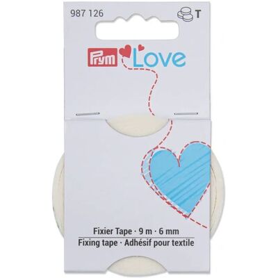 Prym Love Fixier Tape 6 mm, auswaschbar Prym Love Fixier Tape 6 mm, auswaschbar