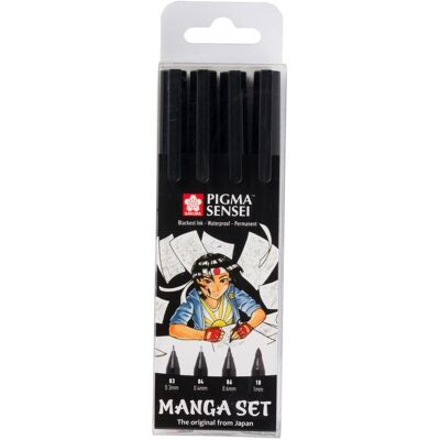 Sakura Pigma Sensei "Manga Sammlung", 4er-Set Sakura Pigma Sensei "Manga Sammlung", 4er-Set