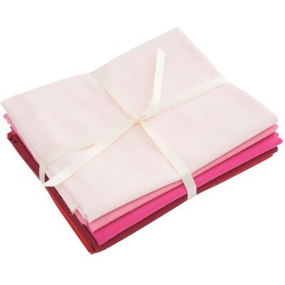 stafil Stoffpaket Patchy Uni "Rosa-Rot" stafil Stoffpaket Patchy Uni "Rosa-Rot"