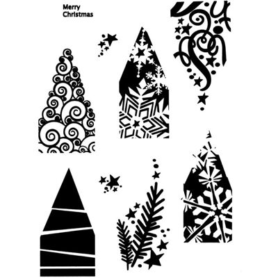 FarbTon Papier Silikonstempel für Faltstern Groß "Christmas" FarbTon Papier Silikonstempel für Faltstern Groß "Christmas"