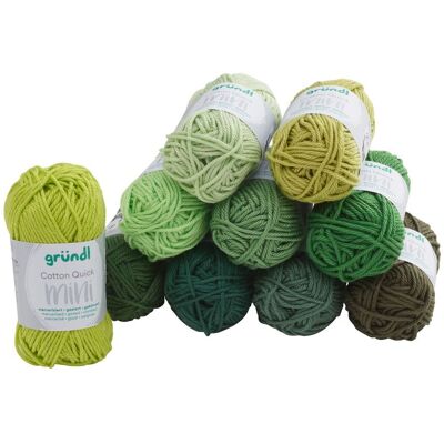 Gründl Cotton Quick Mini "Shades of Green" Gründl Cotton Quick Mini "Shades of Green"