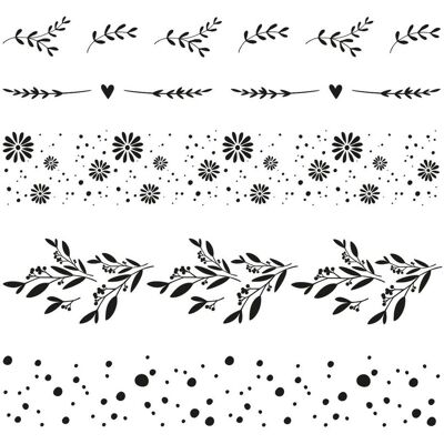 Rayher Clear Stamps "Blumenmotive" Rayher Clear Stamps "Blumenmotive"
