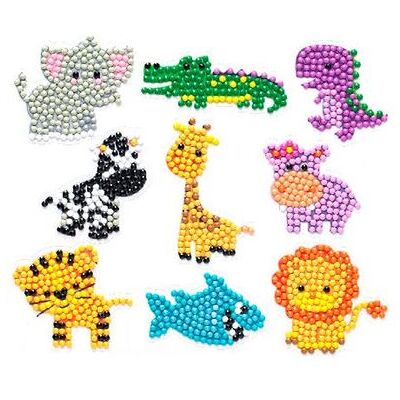 PRACHT Diamond Painting Sticker Bastelset "Zootiere" PRACHT Diamond Painting Sticker Bastelset "Zootiere"