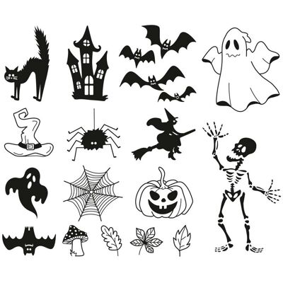 Heyda Stempel-Set "Halloween" Heyda Stempel-Set "Halloween"