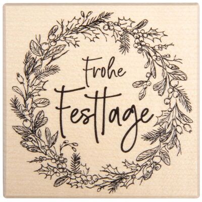 BUTTERER Stempel "Frohe Festtage" BUTTERER Stempel "Frohe Festtage"