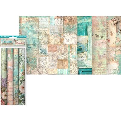 Stamperia Stoffpaket "Wonderland" Stamperia Stoffpaket "Wonderland"