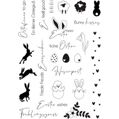 VBS Silikonstempel "Happy Easter" VBS Silikonstempel "Happy Easter"