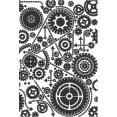 Sizzix Multi-Level-Prägeschablone "Vault Gears by Tim Holtz" Sizzix Multi-Level-Prägeschablone "Vault Gears by Tim Holtz"