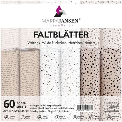 MarpaJansen Faltblätter "With Love" MarpaJansen Faltblätter "With Love"