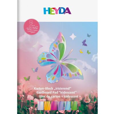 Heyda Karton-Block "Irisierend" Heyda Karton-Block "Irisierend"