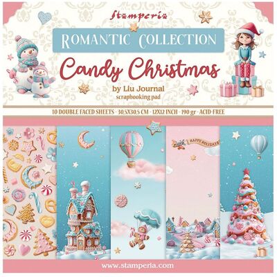 Stamperia Scrapbook-Block "Candy Christmas" Stamperia Scrapbook-Block "Candy Christmas"