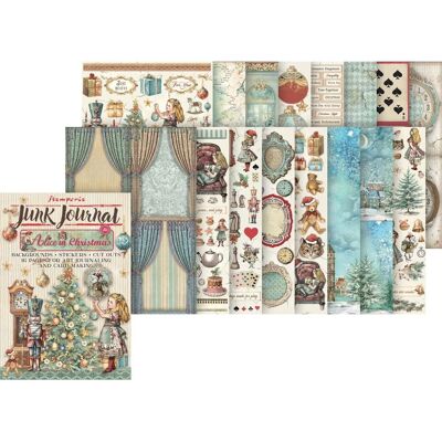 Stamperia Junk Journal Book "Alice in Christmas" Stamperia Junk Journal Book "Alice in Christmas"