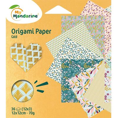 My Mandarine Faltpapier-Sortiment "Gold" My Mandarine Faltpapier-Sortiment "Gold"