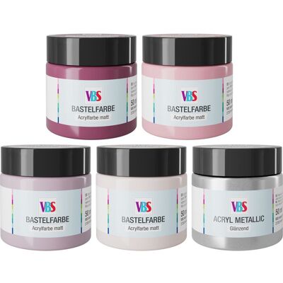 VBS Bastelfarben-Set "Polarlichter", 5 x 50 ml VBS Bastelfarben-Set "Polarlichter", 5 x 50 ml