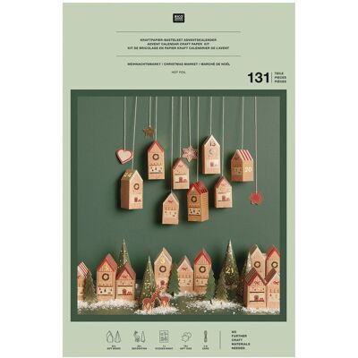 Rico Design Adventskalender Bastelset "Weihnachtsmarkt" Rico Design Adventskalender Bastelset "Weihnachtsmarkt"