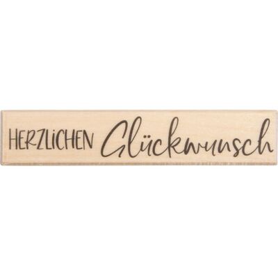 BUTTERER Stempel "Herzlichen Glückwunsch" BUTTERER Stempel "Herzlichen Glückwunsch"