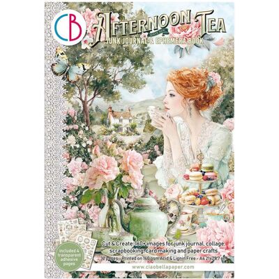 Ciao Bella Junk Journal & Ephemera Book "Afternoon Tea" Ciao Bella Junk Journal & Ephemera Book "Afternoon Tea"