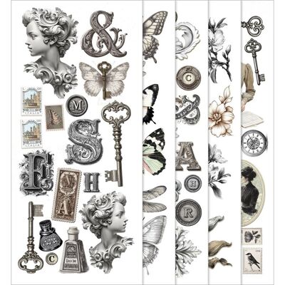 Ciao Bella Art Stickers "Typographic" Ciao Bella Art Stickers "Typographic"