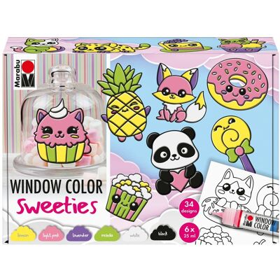 Marabu Window Color "Sweeties", 6 x 25 ml Marabu Window Color "Sweeties", 6 x 25 ml
