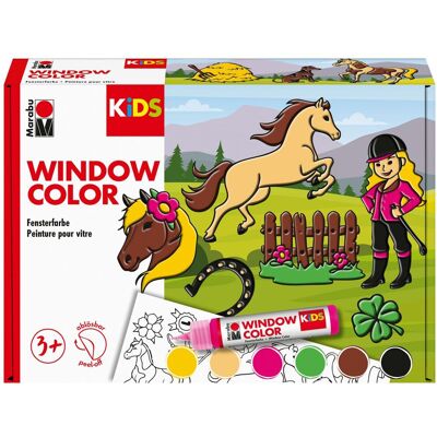 Marabu KiDS Window Color "Ponyhof", 6 x 25 ml Marabu KiDS Window Color "Ponyhof", 6 x 25 ml