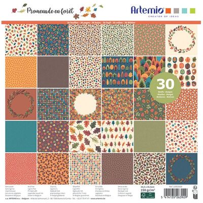Artemio Scrapbook-Block "Forest Walk" Artemio Scrapbook-Block "Forest Walk"