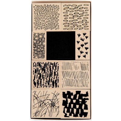 Rico Design XL Stempel-Set "Texturen" Rico Design XL Stempel-Set "Texturen"