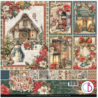 Ciao Bella Scrapbook-Papier "Merry & Bright" Ciao Bella Scrapbook-Papier "Merry & Bright"