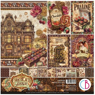 Ciao Bella Scrapbook-Papier "The Chocolate Factory" Ciao Bella Scrapbook-Papier "The Chocolate Factory"