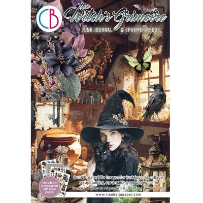 Ciao Bella Junk Journal & Ephemera Book "The Witch's Grimoire" Ciao Bella Junk Journal & Ephemera Book "The Witch's Grimoire"