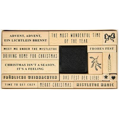 Rico Design XL Stempel-Set "Advent, Advent" Rico Design XL Stempel-Set "Advent, Advent"