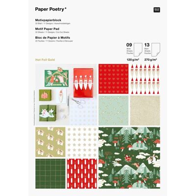 Rico Design Bastelpapier-Block "Advent, Advent" Rico Design Bastelpapier-Block "Advent, Advent"