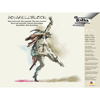 folia Aquarellblock - 24 x 32 cm folia Aquarellblock - 24 x 32 cm