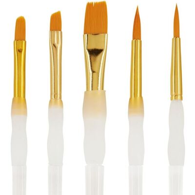 VBS Pinselset mit Softgriff, 5er-Set VBS Pinselset mit Softgriff, 5er-Set