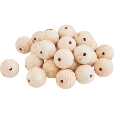 VBS - XXL Holzkugeln - Ø50mm - 25 Stück - Wooden beads VBS - XXL Holzkugeln - Ø50mm - 25 Stück - Wooden beads